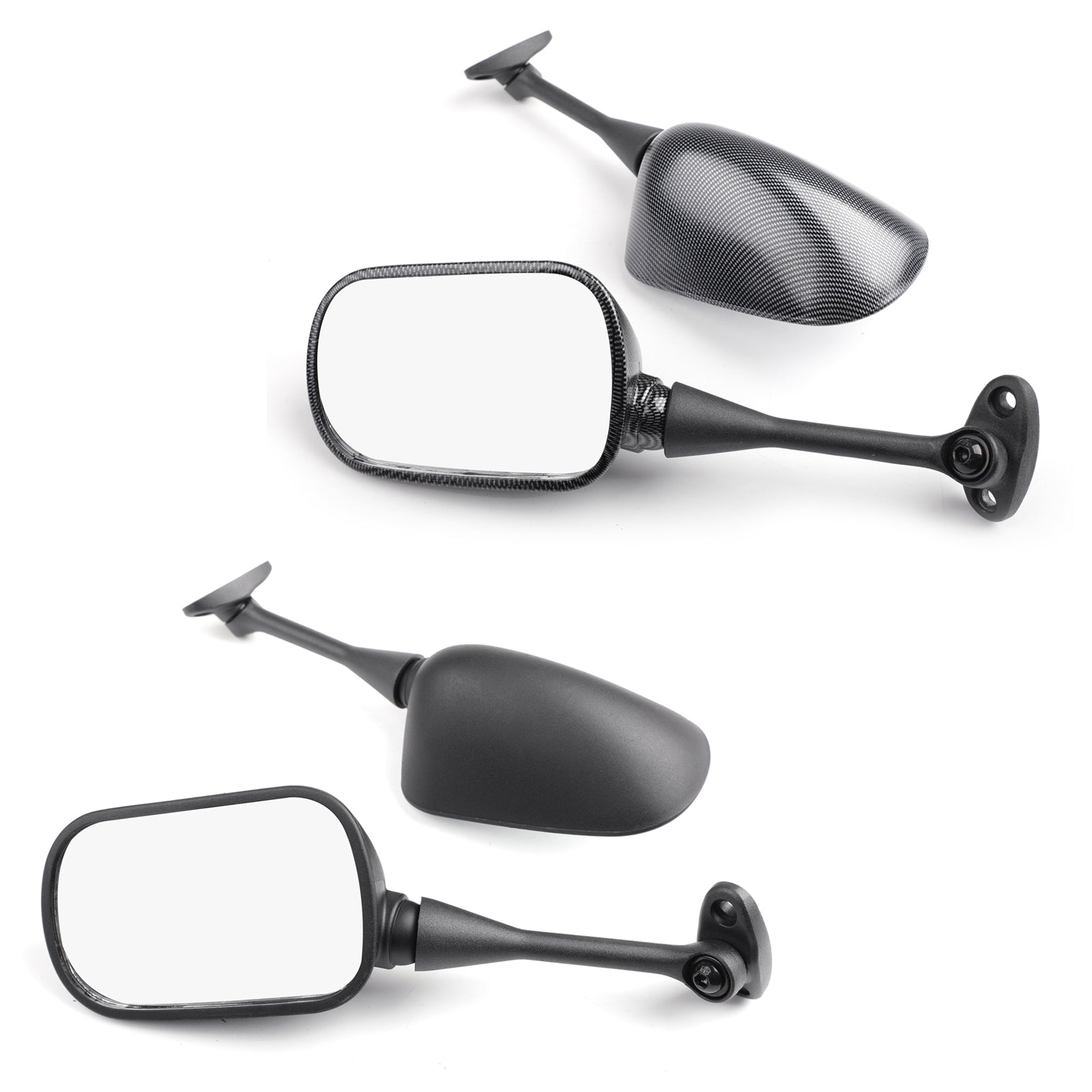 Side Rear View Mirrors For Honda CBR600RR 2003-2014 CBR1000RR 2004-2007 Generic