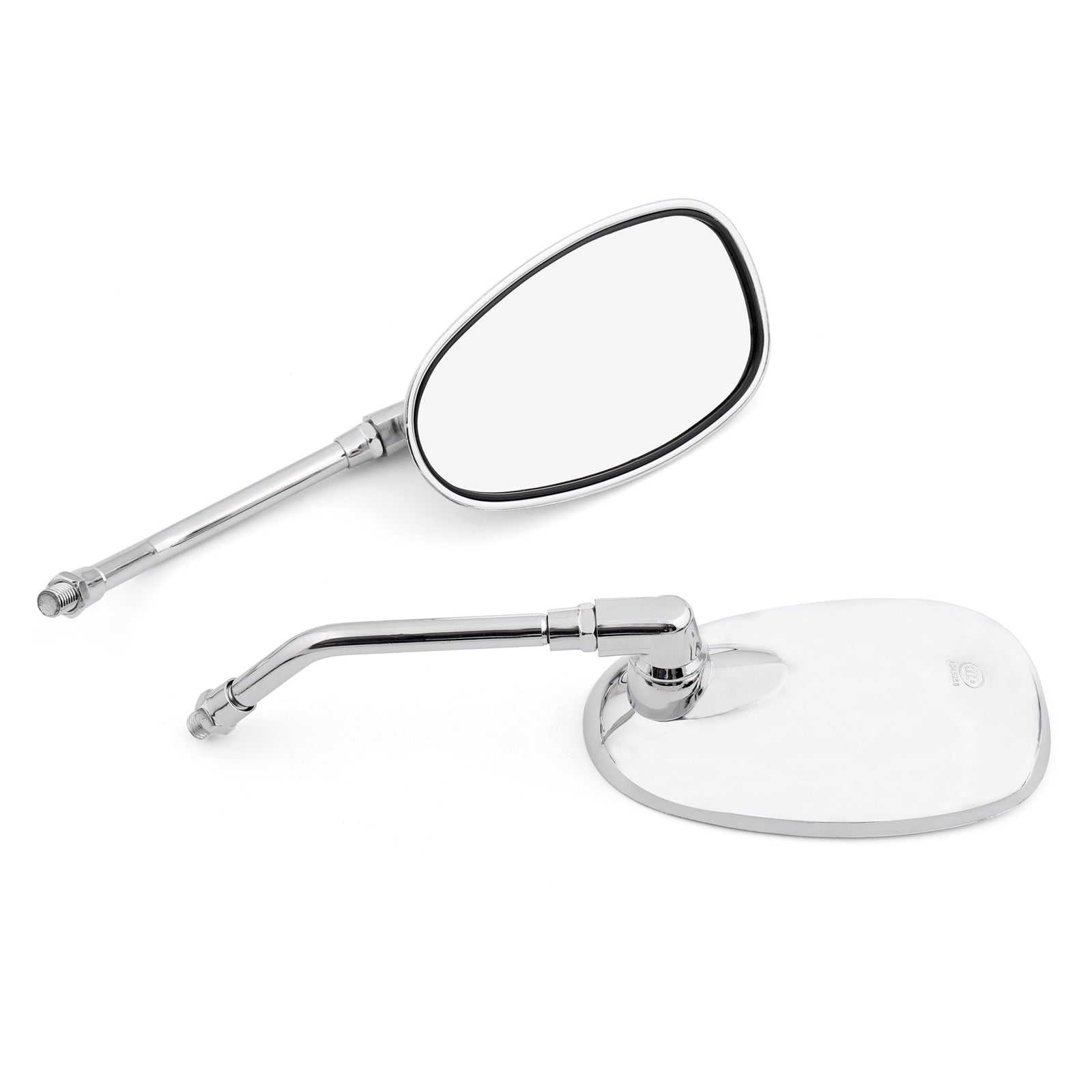 10mm Motocycle Rear View Mirrors For Yamaha XV1100/535/750 SR125/185/250 SRX600 Generic