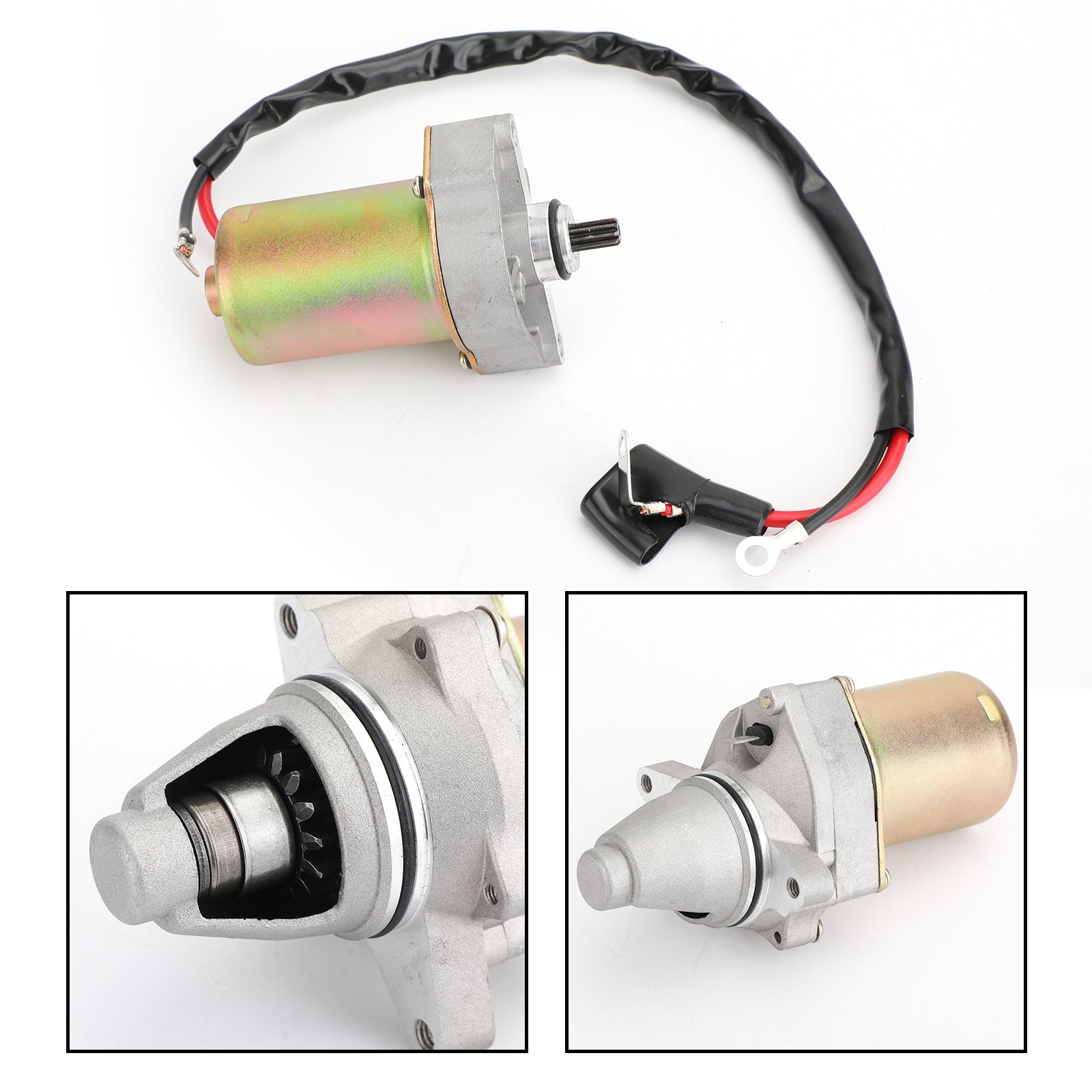 9-Tooth STARTER MOTOR For 2009-2013 Yamaha YFM90R RAPTOR 90 4 Stroke 90cc ATV Generic 43D-H1800-00-00