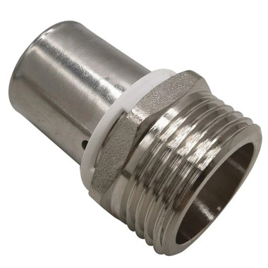 Rapid Air M8542 Straight 2" Tubing X 2" Male Npt Crimp On