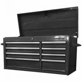 Bynford Pro 41" 8-Drawer Steel Top Chest - Black - TBT4408B