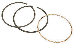 Mahle piston ring set 4.040 in bore 1/16 x 1/16 x 3/16 in thickness low tension ductile iron plasma moly MAH4045ML