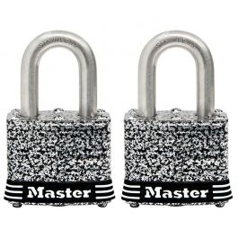Master Lock Laminated Padlocks - 3/4" Shackle - 2 Pack