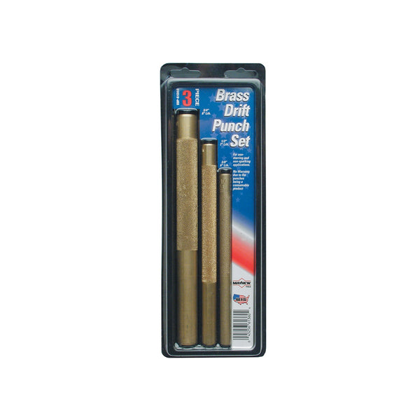 3 Piece Brass Drift Punch Set MAY61360