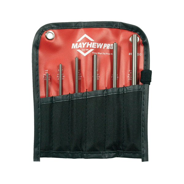 6 Piece Economy Finish Pilot Punch Set MAY62250