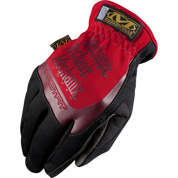 FastFit Gloves, Red, X-Large