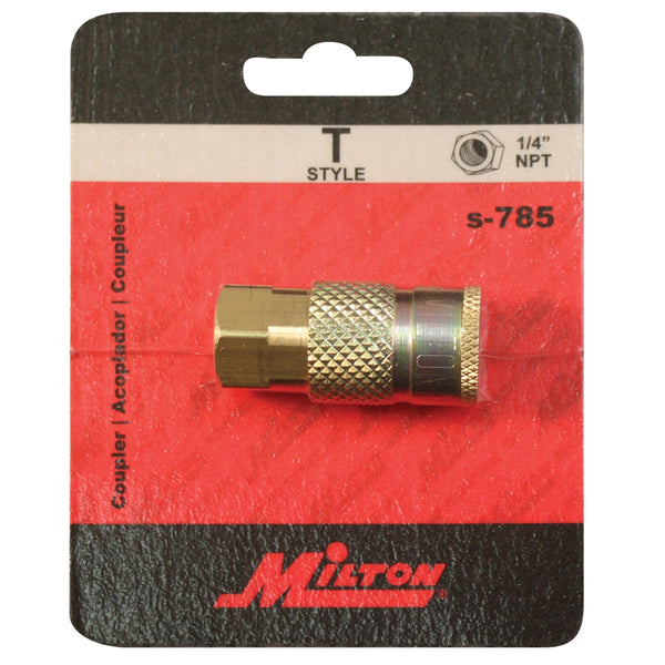 1/4" NPT Female Tru-Flate/Parker T Style Coupler1 pack