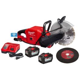 Milwaukee M18 FUEL 18 Volt Lithium-Ion Brushless Cordless 9 in. Cut-Off Saw with ONE-KEY Kit