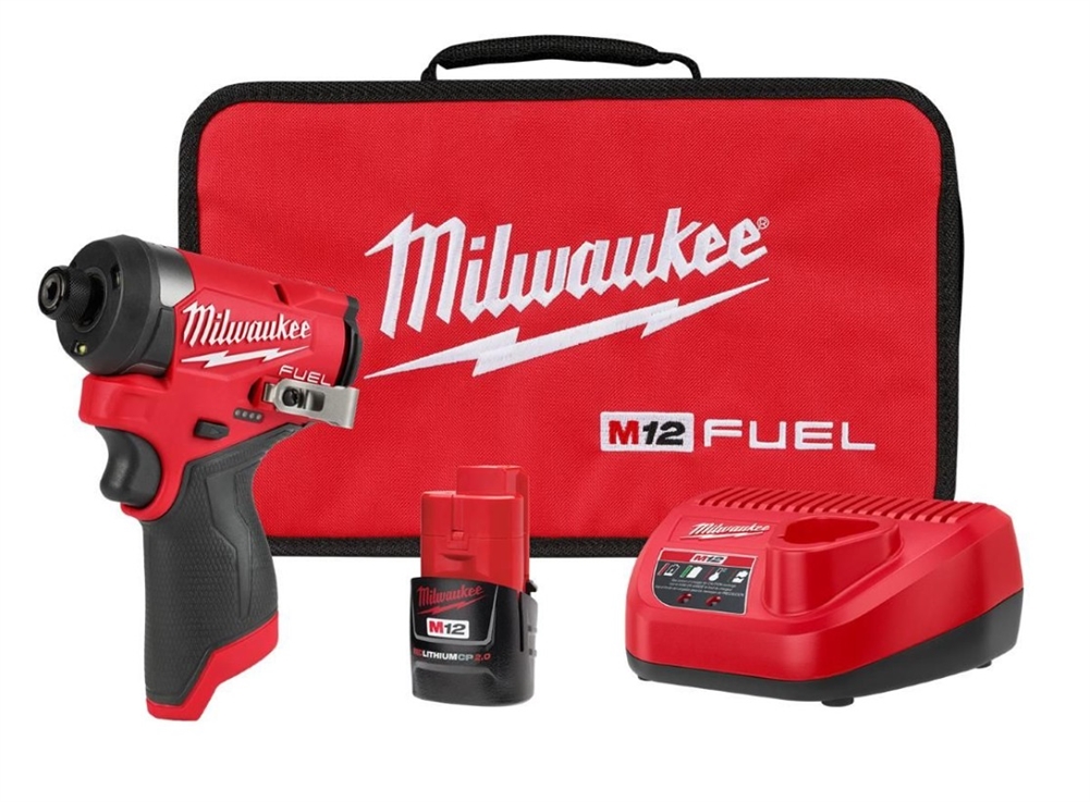 Milwaukee Tool M12 FUEL 1/4 Hex Impact Driver Kit