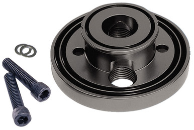 Moroso Oil Filter Block Off 23782