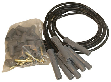 MSD 8.5mm Super Conductor Spark Plug Wire Set Black Universal V8 31193