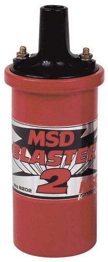 MSD Blaster 2 High-Performance Ignition Coil 45,000V Red 8202