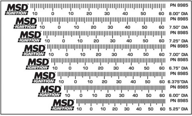 MSD Timing Tape Kit for 5.25 to 8 inch Harmonic Balancers 8985