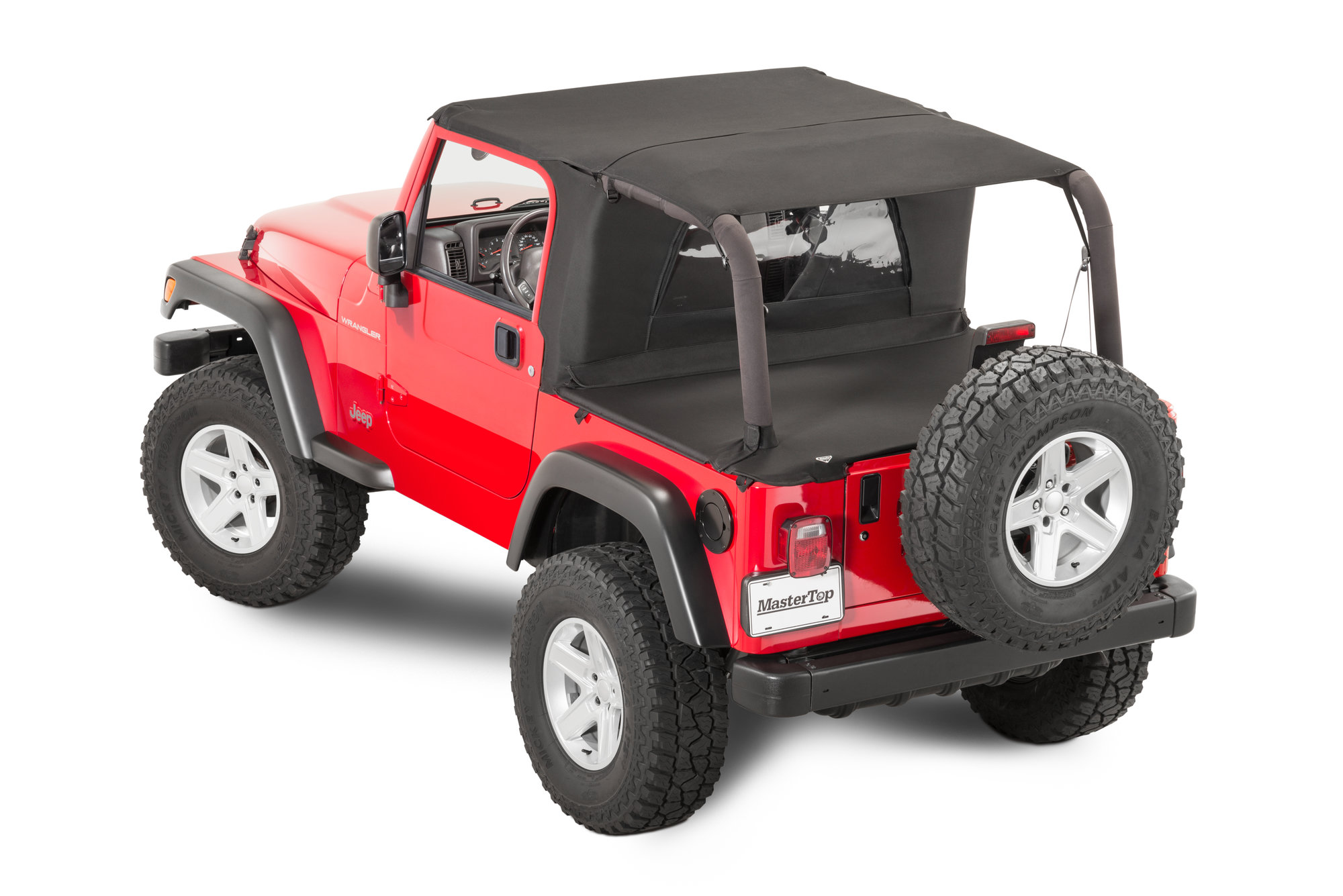 MasterTop Ultimate Summer Combo in MasterTwill Fabric for 97-06 Hard Top Equipped Jeep TJ Wrangler