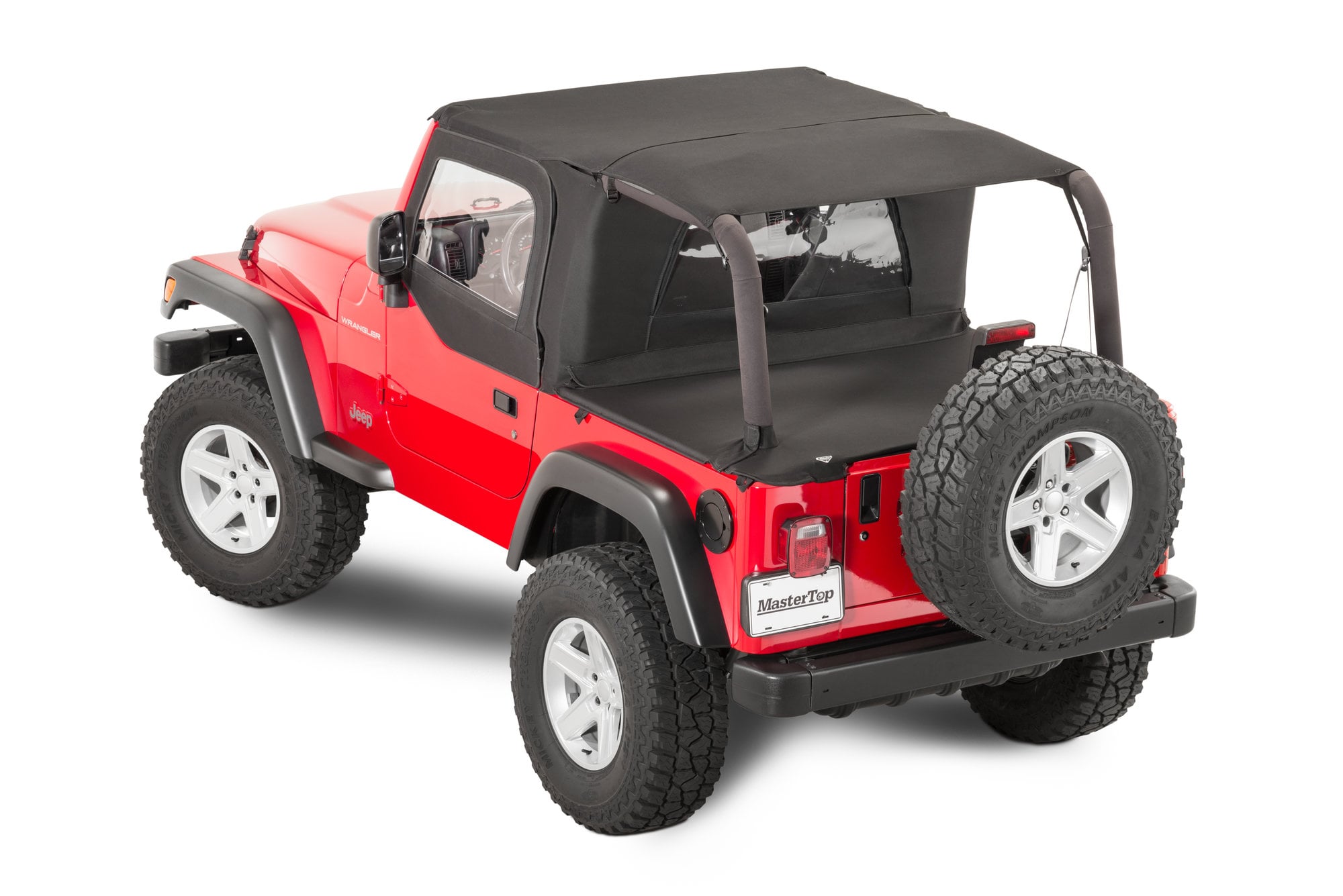 MasterTop Ultimate Summer Combo in MasterTwill Fabric for 97-06 Soft Top Equipped Jeep TJ Wrangler