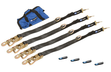 4 Tie Down/Axle Strap Combo Direct Hook 511118