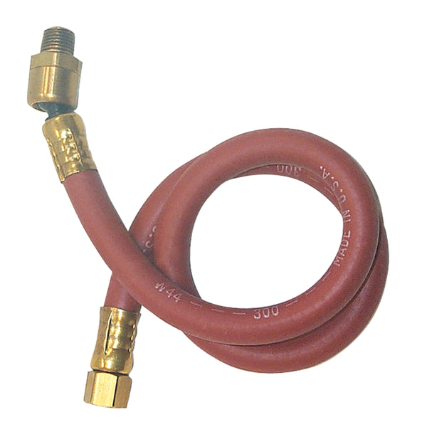 24 in., 1/4 in. ID x 1/4 in. NPT, M x F Whip Hose MTN6224
