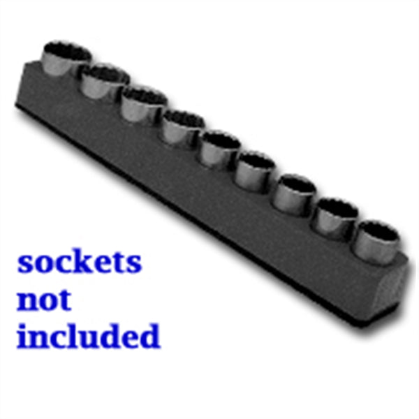 1/2" Drive Magnetic Black Socket Holder 10-19mm