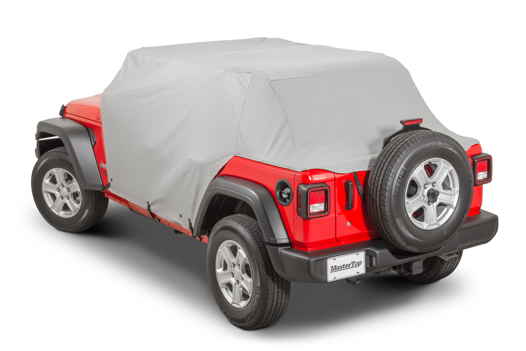 MasterTop 11110609 Cab Cover with Door Flaps for 18-26 Jeep Wrangler JL Unlimited with hard or soft top removed