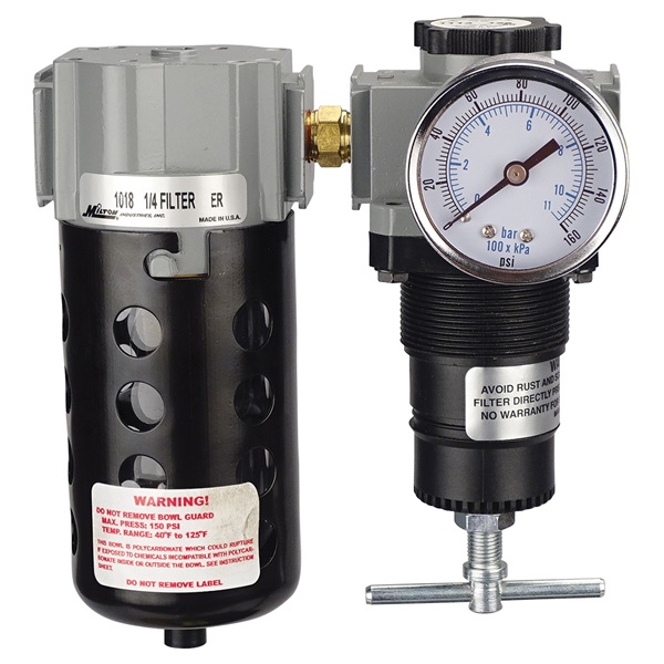 Milton 1/4" Deluxe Duo Separator/Regulator Kit