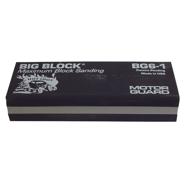 Motor Guard Big Block Maximum Sanding Block - 2-5/8"W X 6-1/2"L