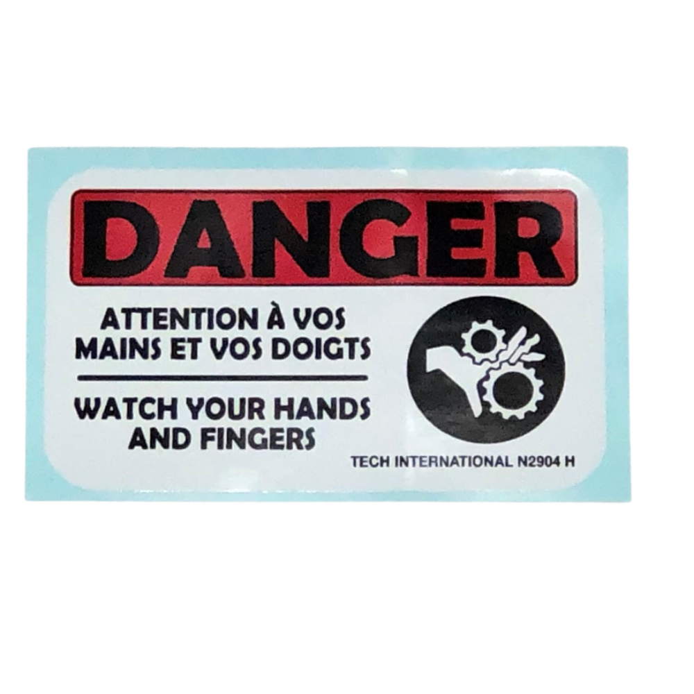 N2904H - WATCH HANDS/FINGERS SAFETY E/F