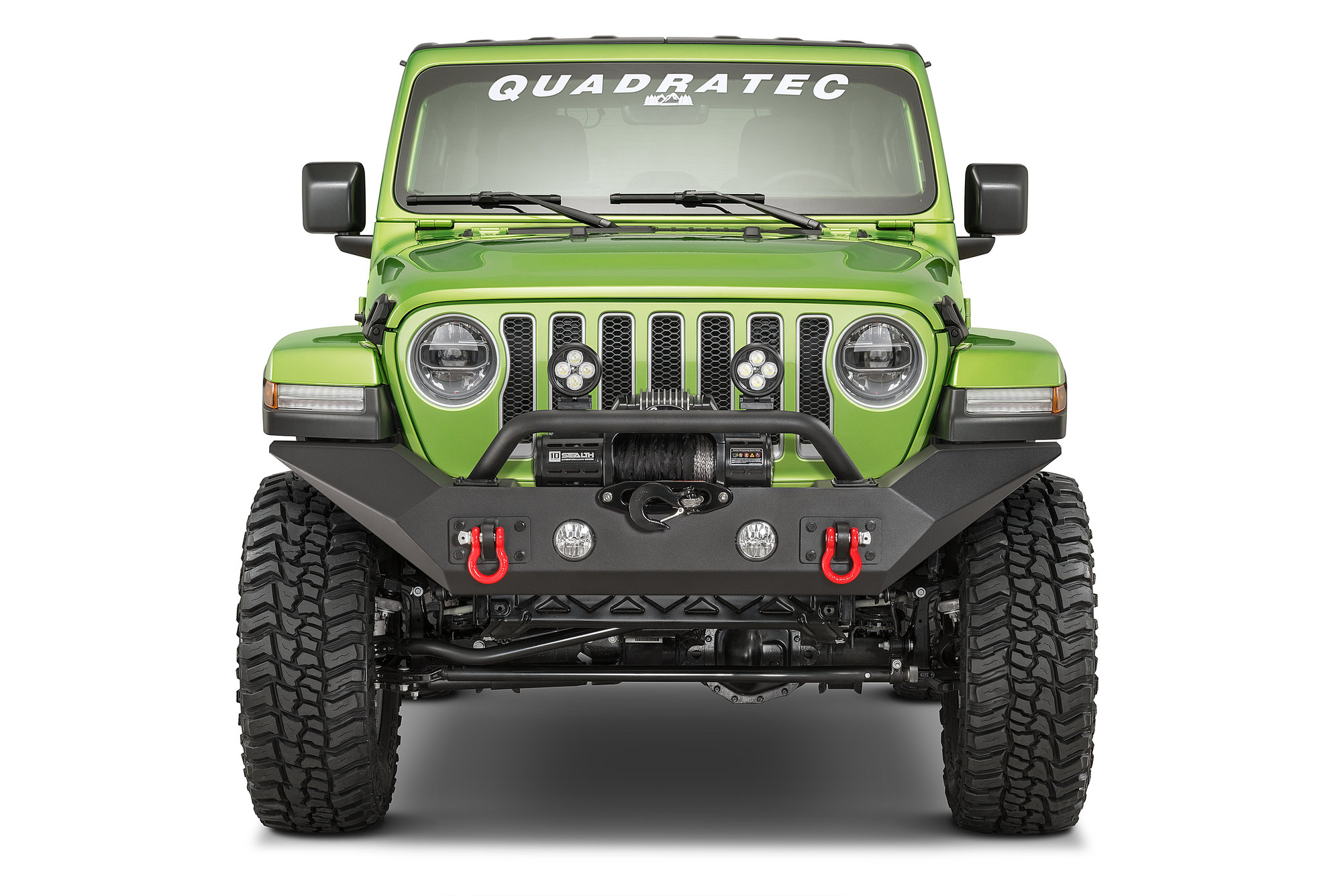 Rugged Ridge 11548.44 Spartan Front Bumper Over Rider Hoop for 18-26 Jeep Wrangler JL & Gladiator JT with Spartan Front Bumper