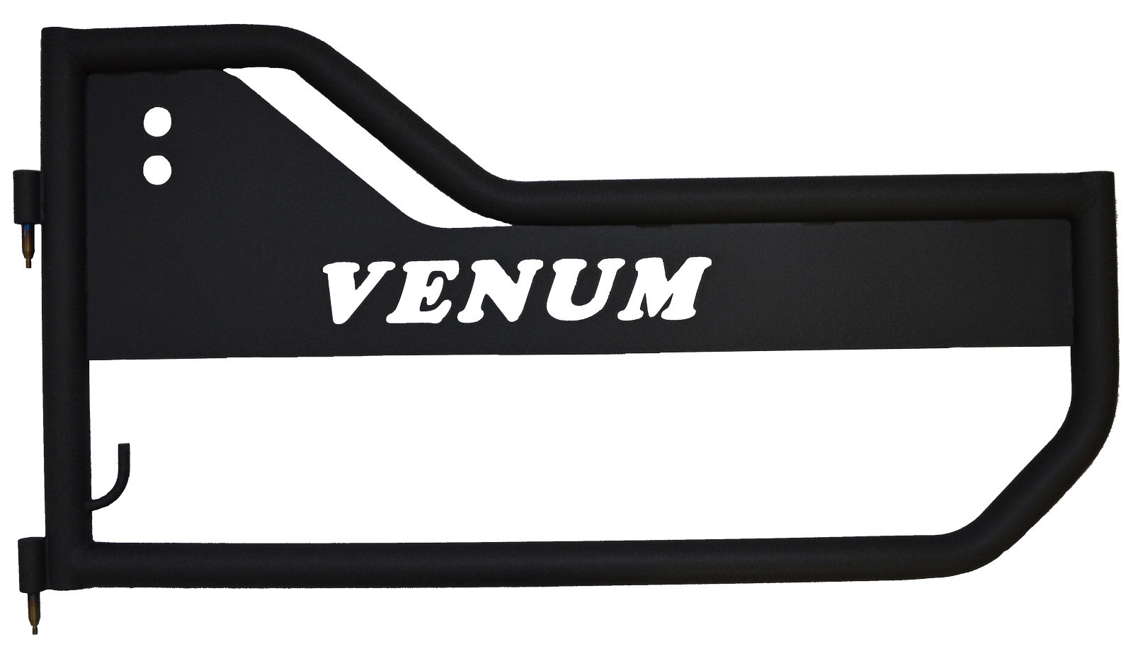 Owens Products JK15005 Front Venum Tubular Door Kit Textured Black or 07-18 Jeep Wrangler JK &JK 4 Door Unlimited