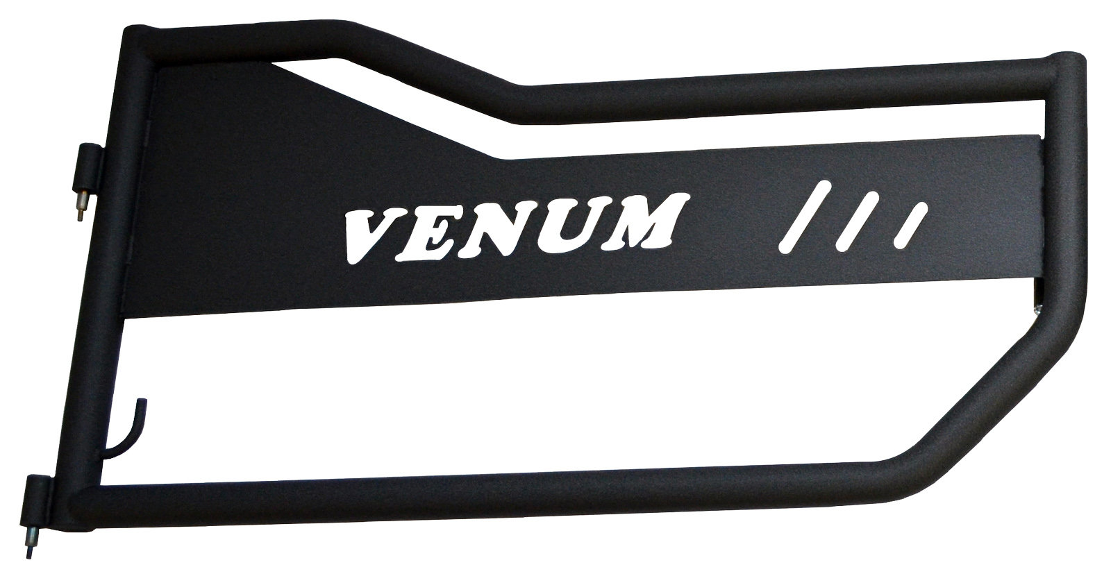 Owens Products JL15007 Front Venum Tubular Door Kit Textured Black for 18-26 Jeep Wrangler JL Unlimited