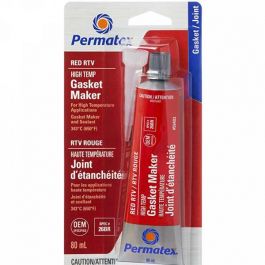 Permatex Red High Temperature RTV Gasket Maker 26BR - 80ml