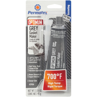 Optimum Grey Gasket Maker 3.35 Oz. 27036