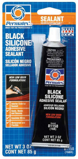 3 Oz Black Silicone 81158