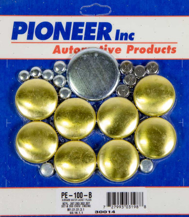 350 Chevy Freeze Plug Kit - Brass PE-100-B
