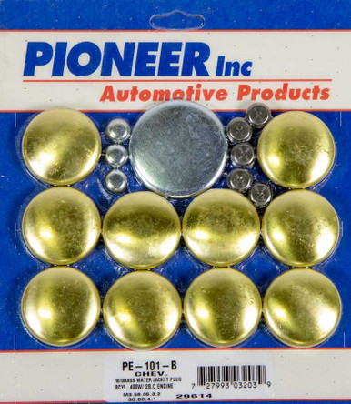 400 Chevy Freeze Plug Kit - Brass PE-101-B