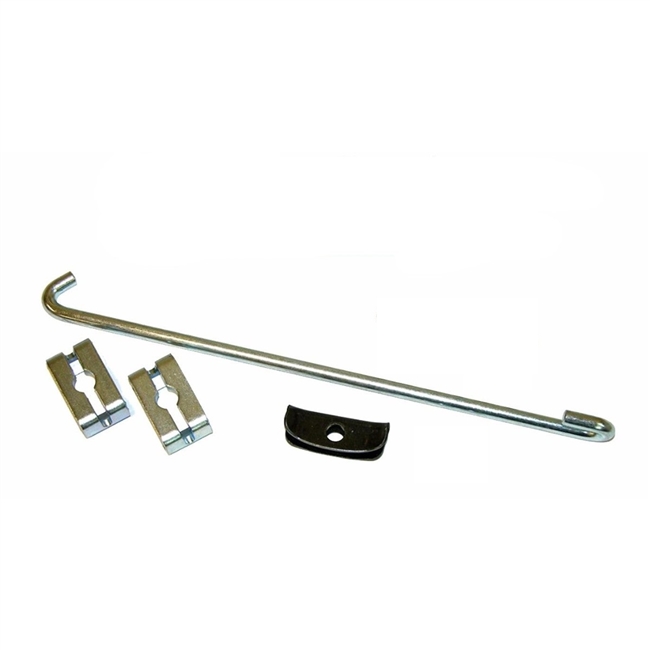 1967 - 1969 Camaro Emergency Parking Brake Cable Frame Guide Bar, Connector & Equalizer Kit