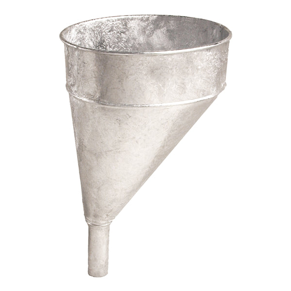9" Diameter 6 Quart Galv Steel Offset Funnel PLW75-002