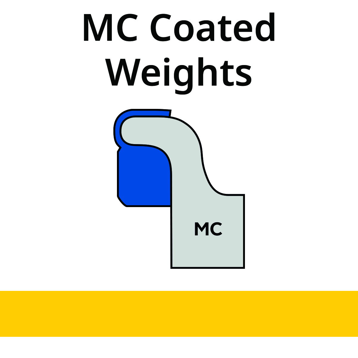 PMC050N - MC Coated .50 oz Wheel Weight