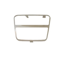 1967 - 1981 Camaro Brake and Clutch Pedal Pad Chrome Trim Bezel, Manual Transmission, Each