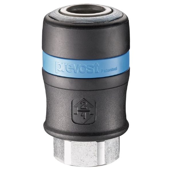 1/2" Industrial 1/2" FNPT Safety Coupler PRVISG111203