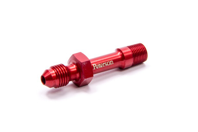 Peterson Fluid Oil Pressure Gauge Fitting Straight 15-1041