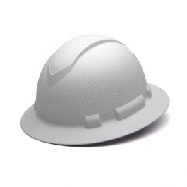 Pyramex Ridgeline Full Brim Hard Hat - Matte White