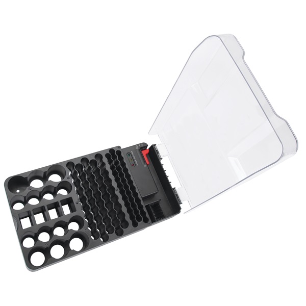 Performance Tool 104 Slot Battery Organizer