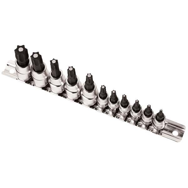 Performance Tool 11-Pc Magnetic Star Bit Socket Set