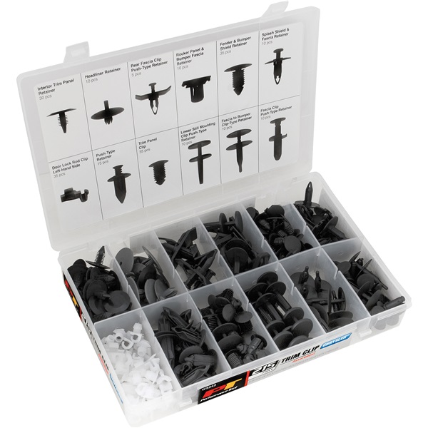 Performance Tool 215-Pc Chrysler Trim Clip Assortment