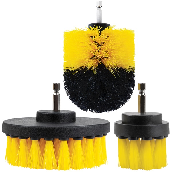Performance Tool 3-Pc Power Tool Brush Set