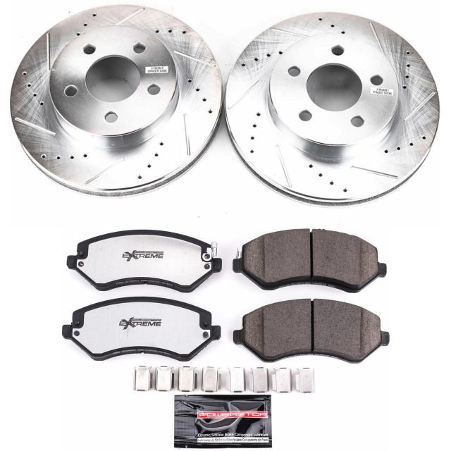 PowerStop K2160-36 FrontZ36 Extreme Truck and Tow Brake Kitfor 02-07 Jeep Liberty KJ