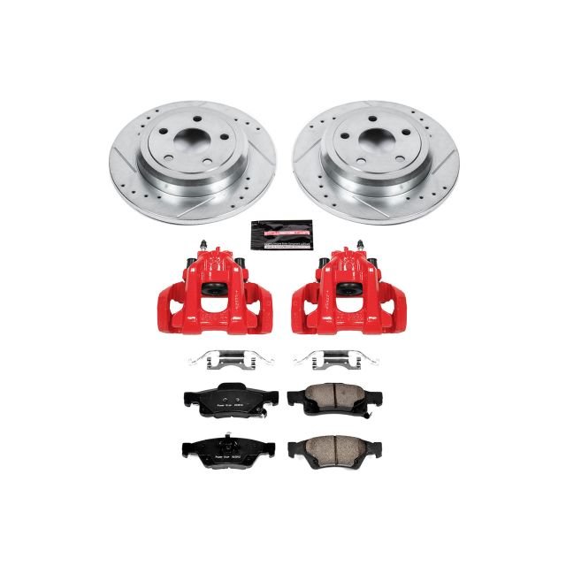 PowerStop Rear Z36 Extreme Performance Truck & Tow Brake Kit with Calipers for 11-18 Jeep Grand Cherokee WK2