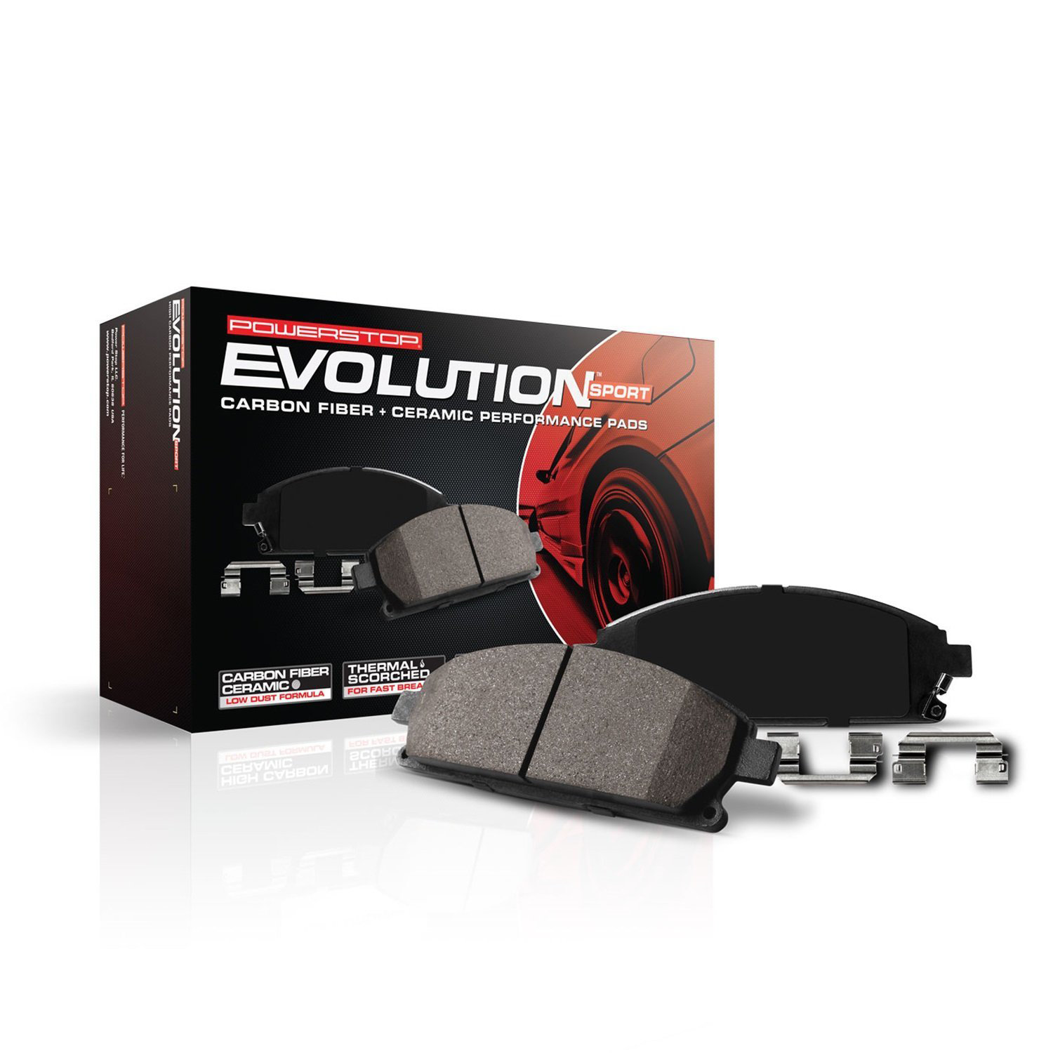 PowerStop Z23-6006 Z23 Evolution Sport Front Brake Pad Kit for 18-21 Jeep Grand Cherokee Trackhawk
