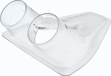 Quickcar NACA Duct Clear Dual 3" Hose 60-010