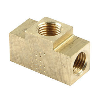 QuickCar Female Brass Tee 1/8" NPT 3-Port 61-721